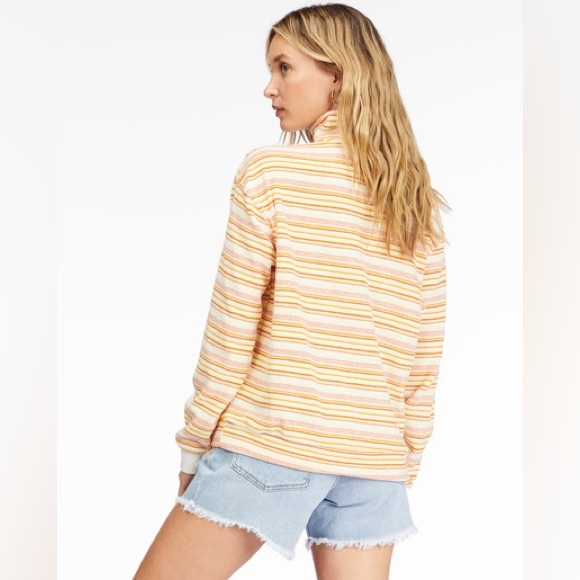billabong RETRO SUMMER half zip sweatshirt - Picture 3 of 7